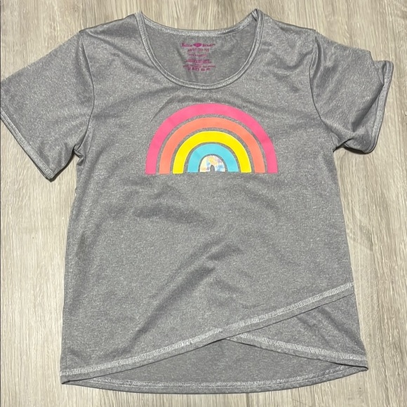 Gray Kids Shirt with Rainbow Design - Picture 1 of 1